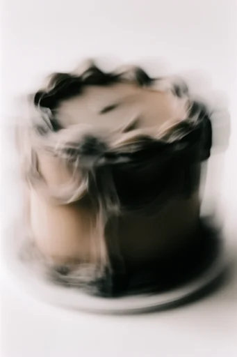 Ethereal Kinetic Minimalism style reference image — fleeting movement