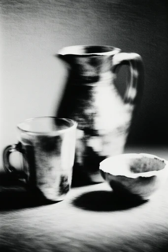Spectral Monochrome Noir style reference image — intense motion blur
