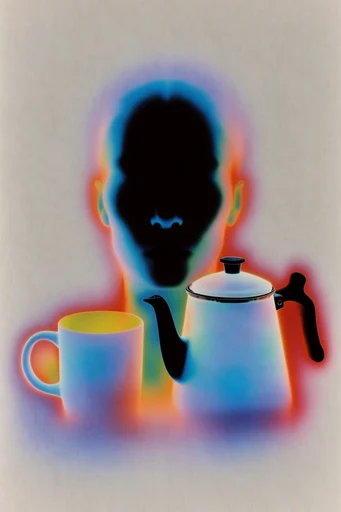 Thermal Aura Surrealism style reference image — airbrushed soft focus