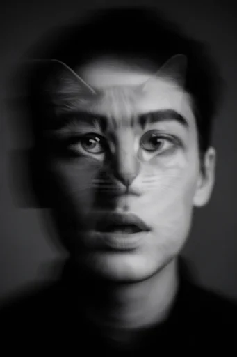 Kinetic Spectral Noir style reference image — psychological cinematic mood