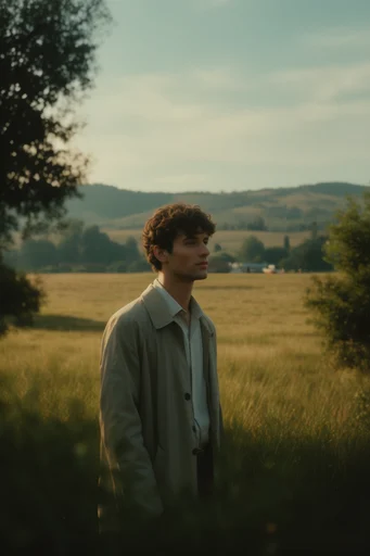 Ethereal Pastoral Nostalgia style reference image — expansive grassy landscapes