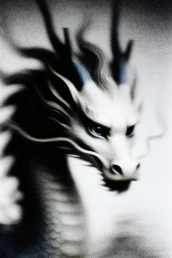 Kinetic Noir Spectralism style reference image — kinetic motion blur