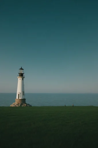 Cinematic Minimalist Liminality style reference image — low horizon