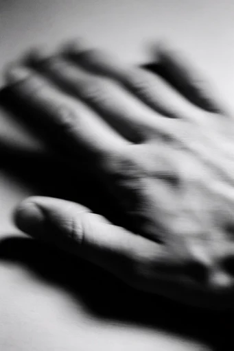 Haunting Kinetic Monochrome style reference image — high-contrast monochrome
