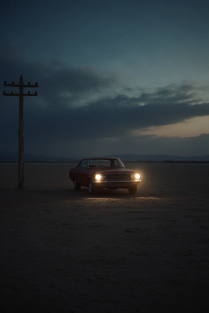 Cinematic Nocturnal Solitude style AI image example 2