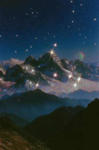 Ethereal Nocturnal Dreamscape style reference image — soft focus haze