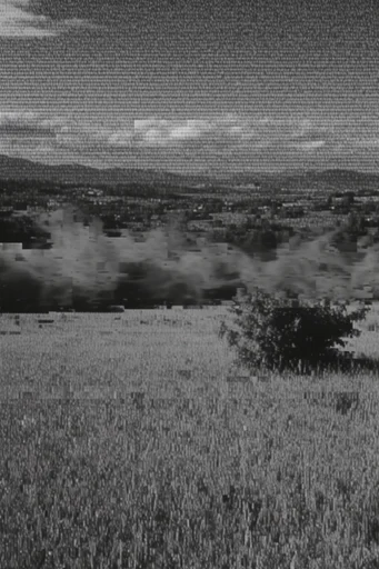 Monochrome Glitch Noir style AI image example 2