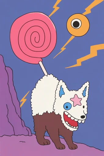 Graphic Surreal Pop style reference image — minimalist pop art