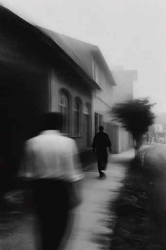 Spectral Monochrome Noir style reference image — atmospheric gloom