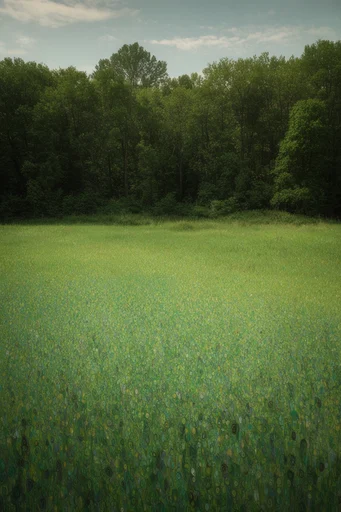 Verdant Mythic Tapestry style reference image — painterly texture