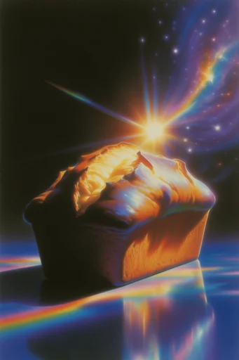 Neon Astral Retro-Futurism style reference image — ethereal sci-fi portrait