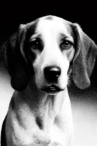 Ethereal Noir Texture style reference image — stippled texture