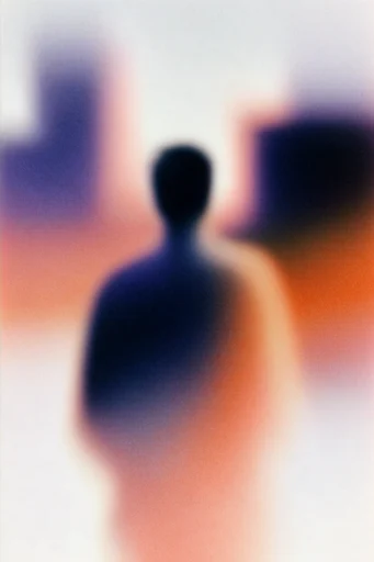 Ethereal Grain Aura style reference image — meditative light glow