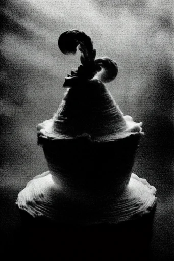Monochrome Shadow Grain style reference image — low shutter speed