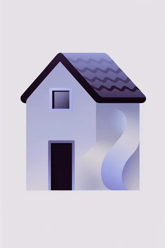 Chromatic Minimalist Abstraction style AI image example 4