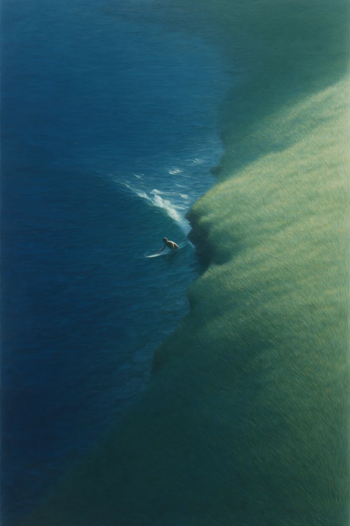 Melancholic Verdant Surrealism style AI image example 2