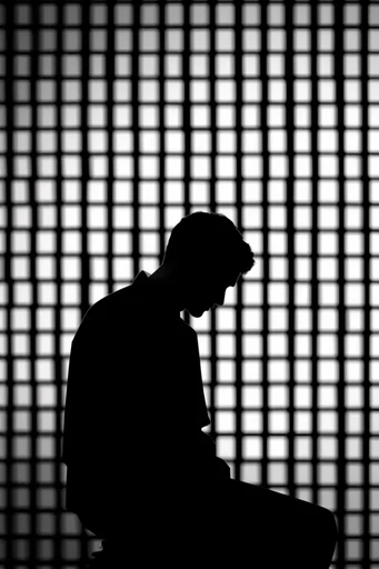 Monochrome Geometric Abstraction moodboard — generate AI images in this style