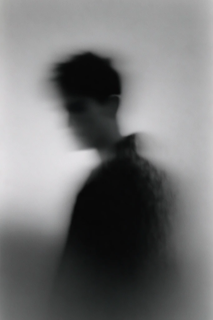Ethereal Monochrome Noir style AI image example 1