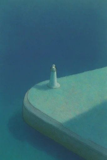Melancholic Surrealist Minimalism style reference image — tactile grainy texture