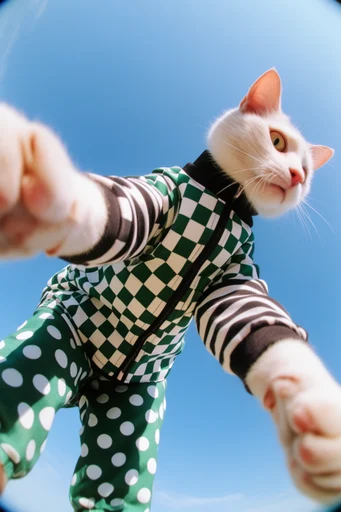 Dynamic Low-Angle Pop style AI image example 3