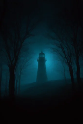 Ethereal Nocturnal Silhouette style reference image — cinematic high contrast