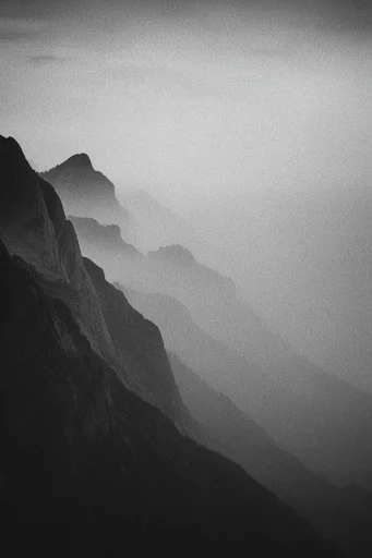 Ethereal Monochrome Pictorialism style reference image — minimalist composition