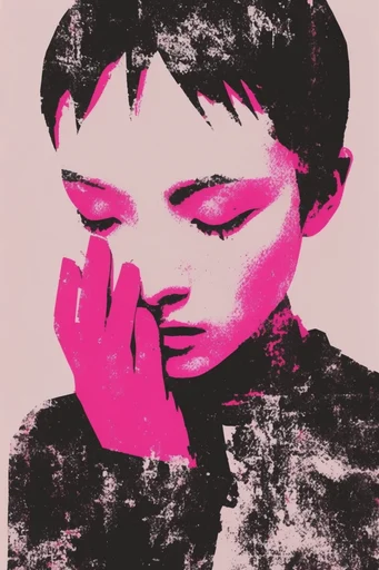 Gritty Punk Zine style reference image — gritty collage