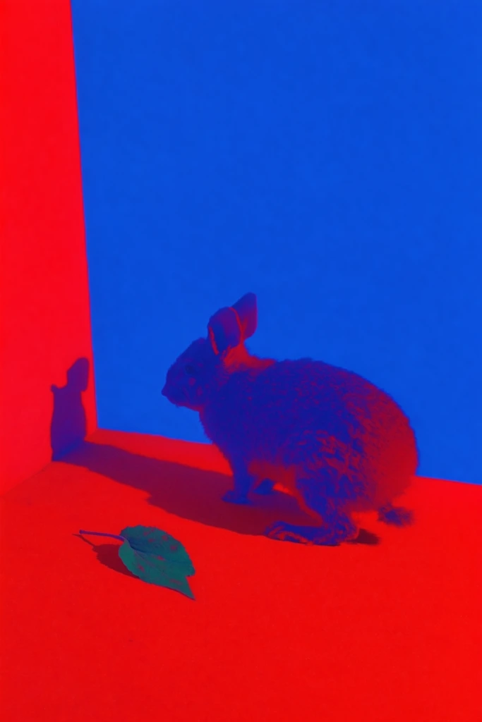 Surreal Infrared Minimalist style AI image example 3