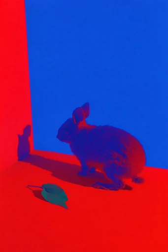Surreal Infrared Minimalist style reference image — high-contrast color palette