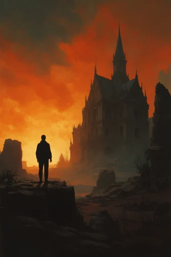 Sublime Apocalyptic Neoclassicism style AI image example 4