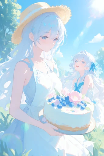 Luminous Anime Fantasy style reference image — dreamy high-key aesthetic