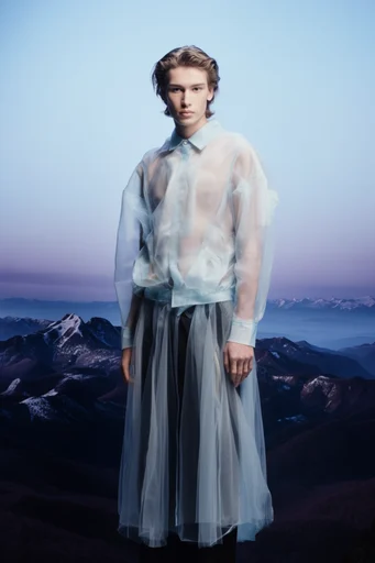 Clinical Ethereal Minimalism style reference image — desaturated cool tones
