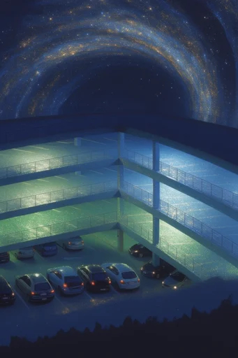 Ethereal Celestial Dreamscapes style reference image — cinematic cosmic scale