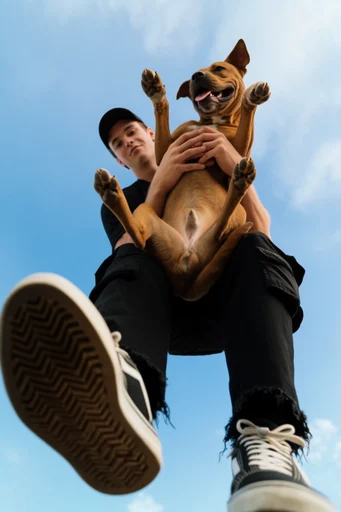 Dynamic Urban Fisheye style reference image — urban streetwear aesthetic