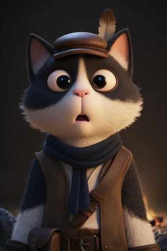 Cinematic Stylized Fantasy style reference image — expressive character design