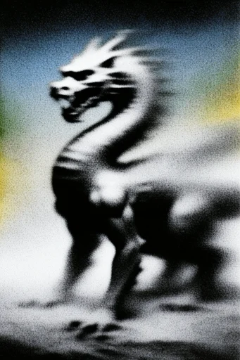 Gritty Noir Analog style reference image — analog horror texture