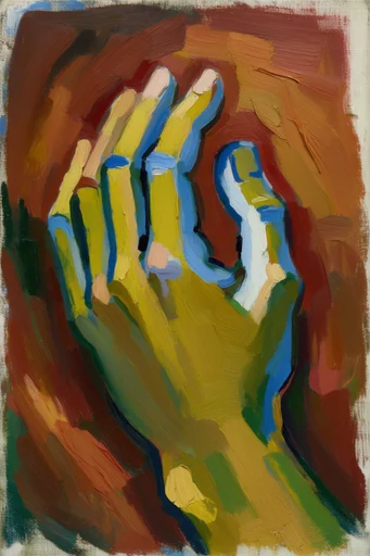 Tactile Fauvist Expressionism style reference image — expressive brushstrokes