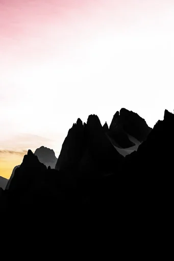 Graphic Avant-Garde Silhouette style reference image — backlit silhouette