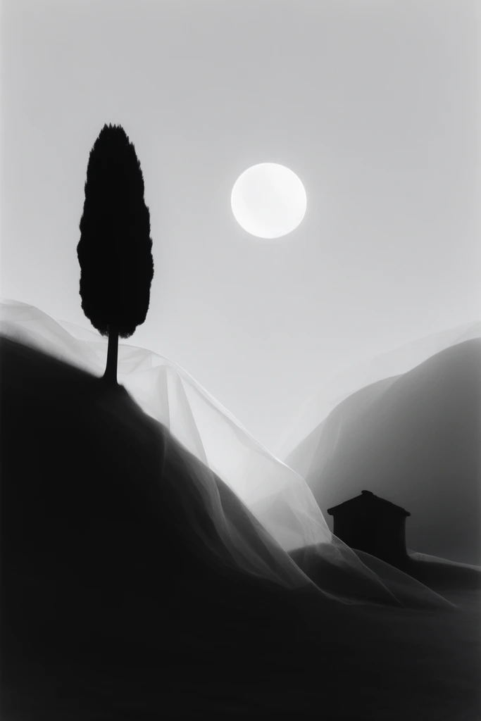 Ethereal Sculptural Minimalism style AI image example 2
