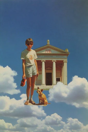 Vintage Surrealist Dreamscapes moodboard — generate AI images in this style