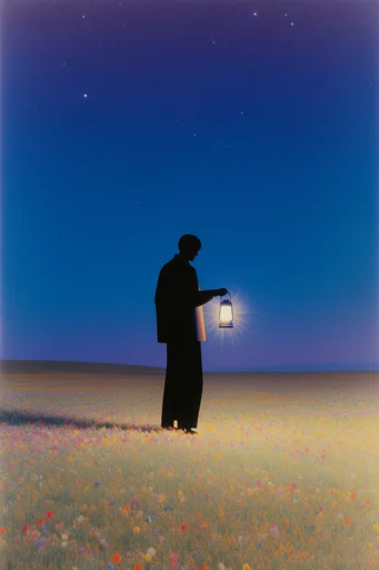 Luminous Nocturnal Surrealism moodboard — generate AI images in this style