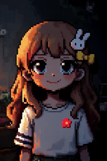 Nostalgic Twilight Pixelscapes style reference image — golden hour gradient