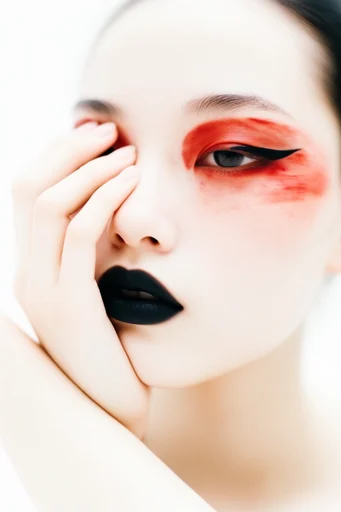 Graphic Avant-Garde Minimalism style reference image — high-contrast editorial
