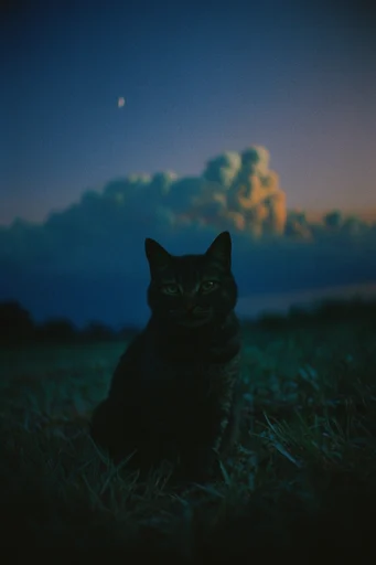 Ethereal Nocturnal Blue style reference image — deep indigo gradients