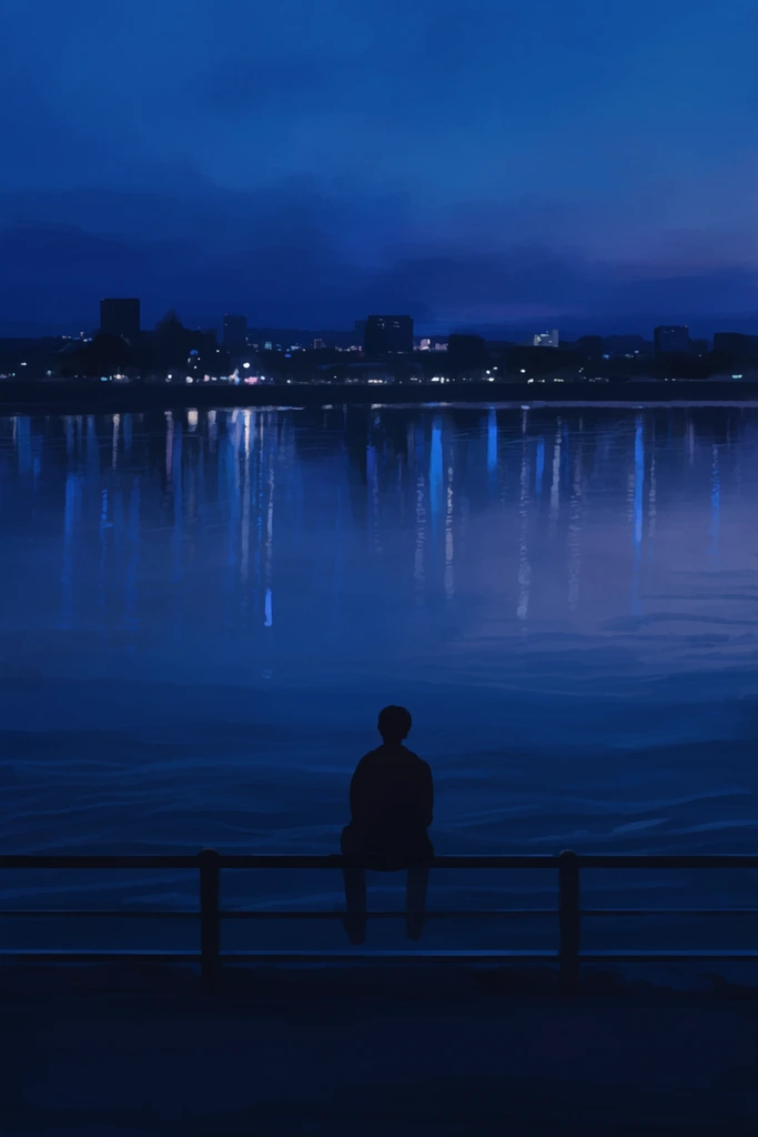 Melancholic Twilight Horizons style AI image example 2