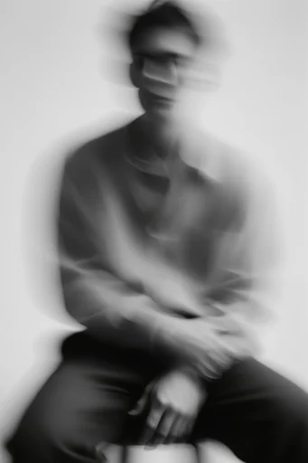 Ethereal Kinetic Monochrome style reference image — long exposure