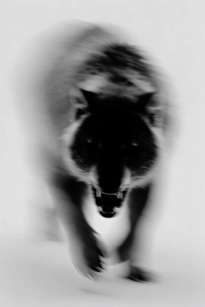 Kinetic Noir Abstraction style AI image example 3