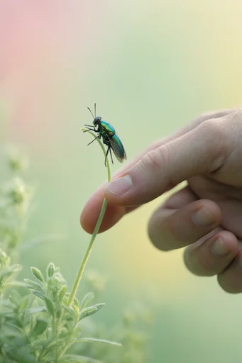 Ethereal Macro Microcosm style reference image — dreamy bokeh