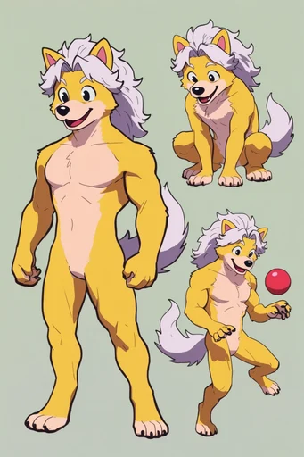 Dynamic Stylized Character Design style AI image example 3