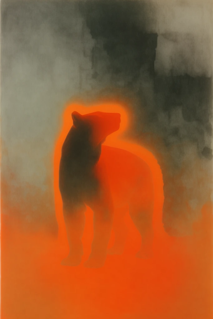 Luminous Spectral Silhouette style AI image example 3